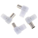 2pairs 90 Degrees Male and Female TV Plug Jack for Antennas TV RF  BX