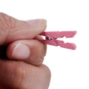 100 Mini wooden pegs (Pink) C4F2