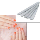 50 x Nail Files 100/180 Grey Round Double Side Grit Nail Art Tools Manicure WWZ