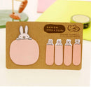 2x 120Pages Office Cute Note Paper Point Notepad Bookmark Memo Marker Tab Flag