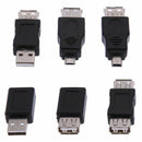 12 PCS OTG F/M USB Male To Female Micro Mini Changer USB Adapter Converter 5 Pin