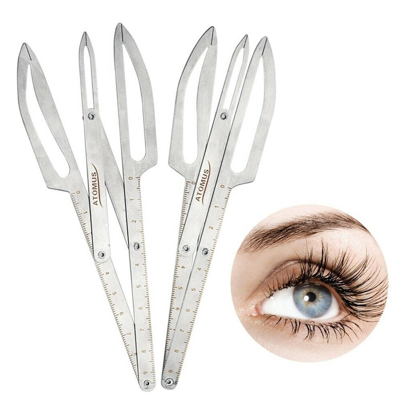 Stainless Calipers Eyebrow Stencil Microblading Makeup  Measure Ruler