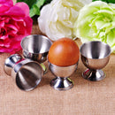 4pcs Stainless Steel Soft Boiled Egg Cups Holder Tabletop Cup Kitchen Tool Set