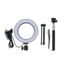 16cm LED Ring Light w/ Tripod Stand for Live Stream / Makeup +Selfie Stick