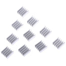 10pcs 11*11*5mm Aluminum radiator heatsink electronic chip cooling block ME