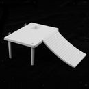 2pcs Aquarium Tank Reptile Basking Island Platform Floating Dock Decor, Easy to