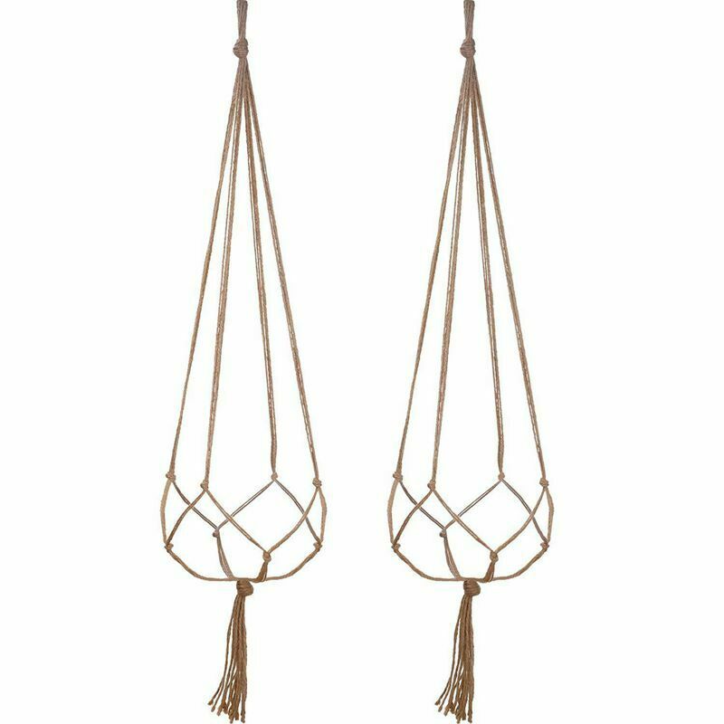 2 Pack 48 Inches Plant Hanger Flower Pot Plant Holder for Indoor Outdoor De