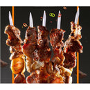 6x  Wide Stainless Steel Barbecue Skewer BBQ Needle Grills 45cm,Extensible