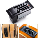 4-Band Eq Equalizer Piezo Pickup Eq-7545R Acoustic Guitar Preamp Tuner