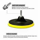 39pcs Round Drill Sponge Polishing Pad Set Cleaning Tool Gross Car Polisher Soft