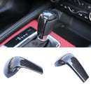 Carbon Fiber Interior Gear Shift Knob Cover Trim For Mazda CX-5 2017 Accessories