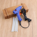 20W Hot Melt Air Glue Gun High Temp Heater Mini Gun w/ 10pcs Glue Sticks