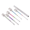 5Pcs Embroidery Stitching Punch Needle Sewing Tool With Needle Bottle DIY ToJC3C
