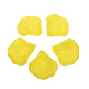 100pcs cloth Rose Petals Wedding Party Table Decorations Flowers (Yellow) S4B3