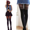 Black Sexy Women Temptation Sheer Mock Suspender Tights Pantyhose Stockings B.AU
