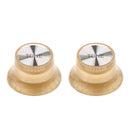 Finest 2x Golden Tone Speed Control Knobs Caps for LP Electric Guitars Parts