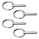 4 x Quick Release Pin for Boat Bimini Top Deck Hinge Marine Stainless Steel