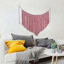 Hand Knotted Bohemian Woven Tapestry Home Decor Wall Hanging Sofa Backgroun