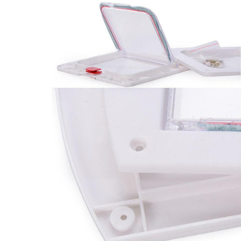 4 Way Locking Pet Cat Kitty Small Dog Doggy Puppy Flap Safe Door Tunnel Lot