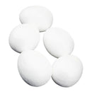 65Pcs Polystyrene Modelling Eggs High Density 5/8/10cm For Arts Crafts Modelling