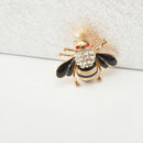 2Pcs Women Men Crystal Animal Honey Bee Brooch Pin Lapel Broach Jewelry Gift