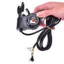 Bikes Finger Thumb Throttle With Power Switch LCD Display Switch Handlebar Griâ„–[