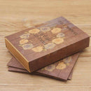 12 Set/Pack Color Printed Jewelry Necklace Packing Box Small Gift Box, Wreath