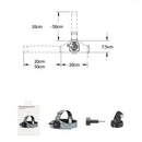 Adjustable Camera Antiskid Headband With Buckle For Gopro OSMO Action Camera