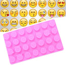 Emoji Cute Face DIY Silicone For Cake Chocolate Sugar Candy Soap Baking Mould