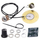 50MM Guitar Pickup Piezo Transducer 6.35MM Output Jack for Ukulele Guitar