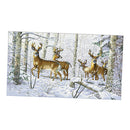 11CT 85x51cm Deer in Snow Stamped Cross Stitch Kit Needlework for Beginners