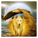 5D Wolf Eagle Diamond Painting Embroider DIY Full Drill Mosaic Cross Stitch