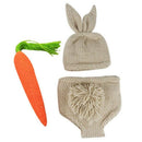Newborn Baby Photography Props Infant Boy Girl Knit Rabbit Photo Outfits V1K5