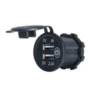 5V 2.1A 12-24V Dual Usb Car Charger Universal Power Adapter Socket With Pre
