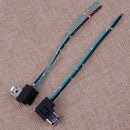 2Pcs Car H1 Fog Light Lamp Bulb Socket Extension Wire Harness Connector Auto
