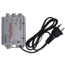 3 Way Signal Amplifier 45~860MHz CATV VCR 20DB TV Antenna Booster Splitter .ES
