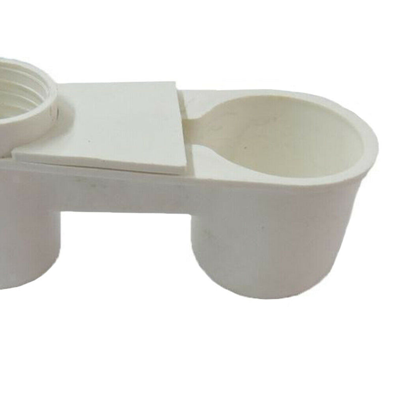 10pcs Automatic Bird Drinker Cups Pigeon Water Bottle Feeder for Cage White