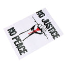 No Justice No Peace No Racist Police Slogan Black Lives Matter PosterSEAU