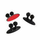 8Pcs Car Interior Clip Earphone Cable Clip Arrangement Panel Clamp(Black)