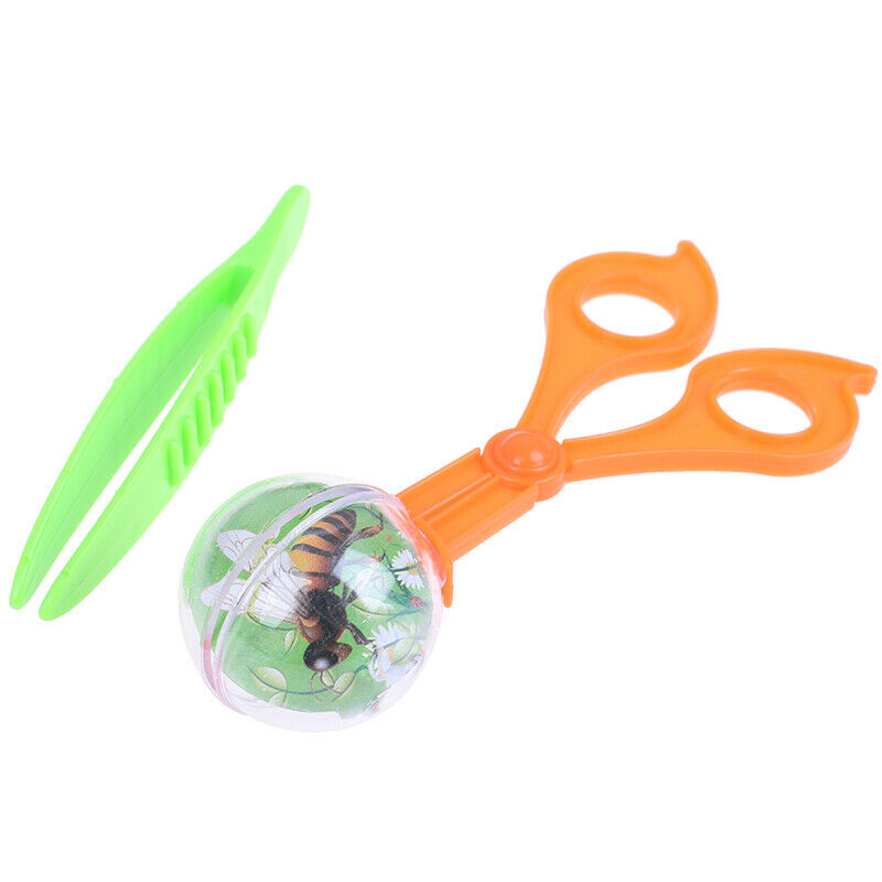 Children School Plant Insect Biology Study Tool Set Plastic Scissor Clamp  OZ