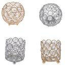 4x Crystal Bling Candle Holder Wedding Centerpieces Candlesticks Table Decor