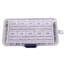 100Pcs 5x20mm Fast Blow 0.1A-20A Auto Car Truck Glass Tube Fuses Assort ZEO