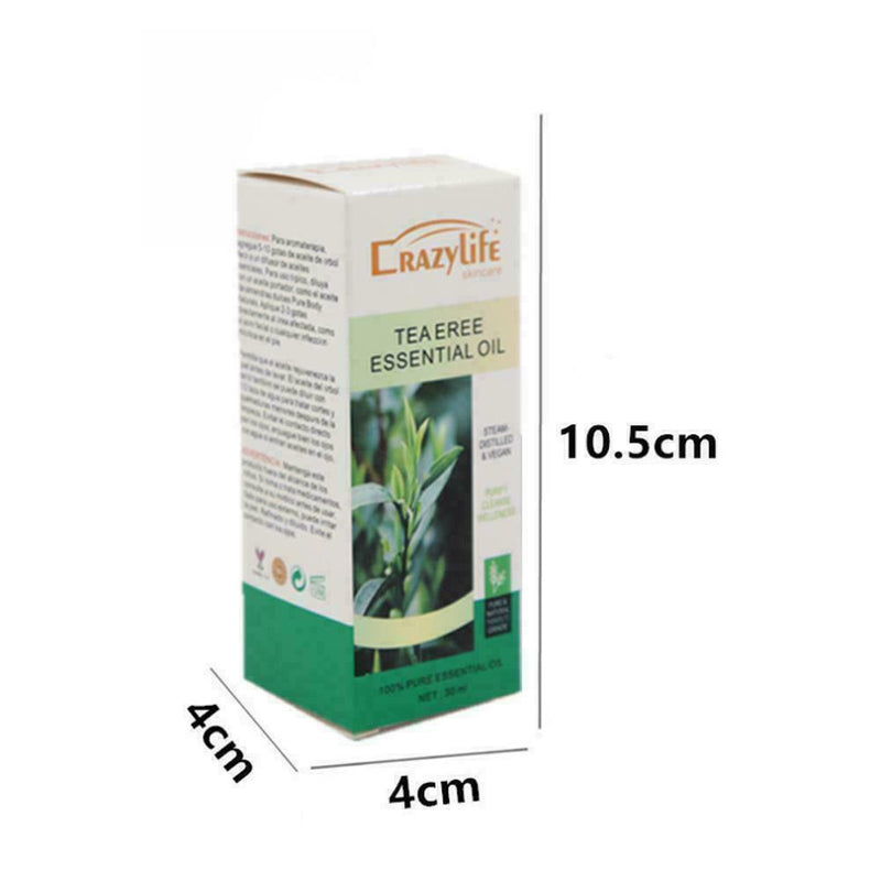 Tea Tree Oil 100% Natural Pure Undiluted Uncut Essential 3ML Oil Z1G5