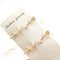 10Pcs Metal Hairpin Minimalist Style Waved Shape Clips Barrette for Women