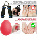 3 x Strength Injury Rehab & Stress Relief Gripper Silicone Grip Squeeze Ball #