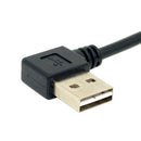 Reversible USB-C USB 3.1 Type C to USB 2.0 90 Degree Left & Right Angled Da