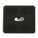PU-50 Quick Release Plate Metal QR Clamp with 1/4'' Adapter for Manfrotto Arca