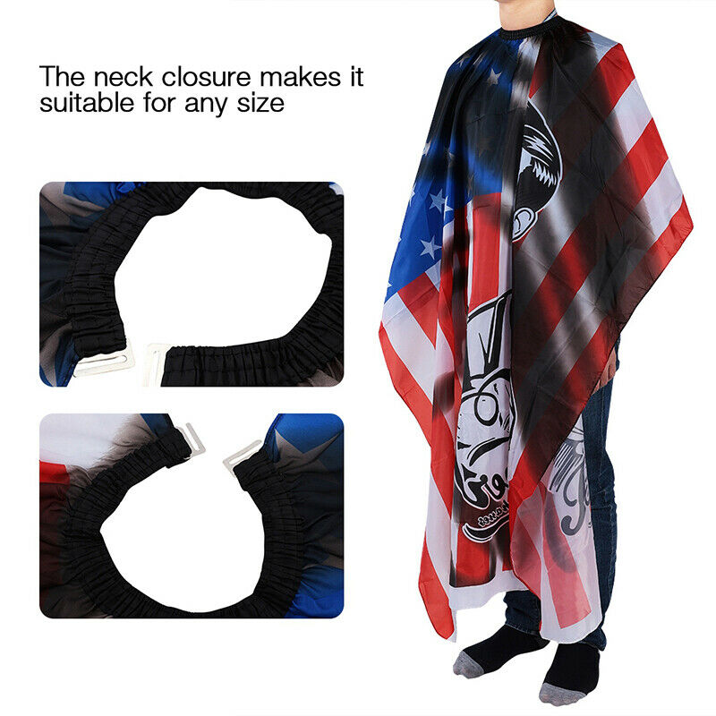 Waterproof Cutting Haircut Salon Barber Cape Hairdressing Apron America flaN`US