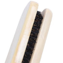 DIY Salon Hairdressing Hair Straightener Wooden Anti-static Dual-Brush Comb J5H5