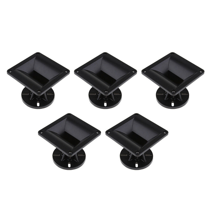 Set of 5 Home 0.98inch Throat Speaker Guide Horn Tweeter 160x160x110mm
